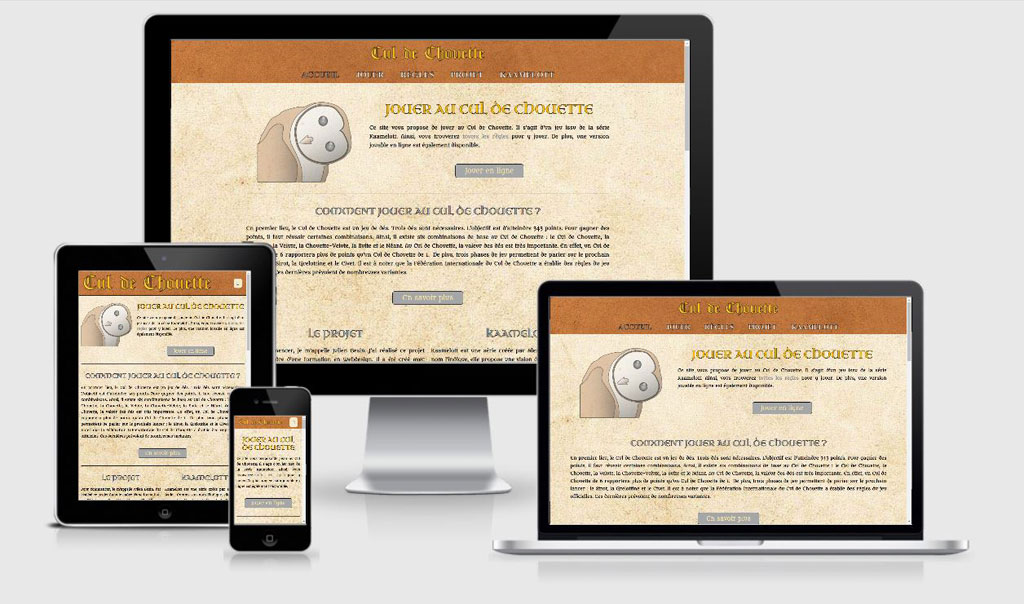 Site web : Cul de Chouette en ligne